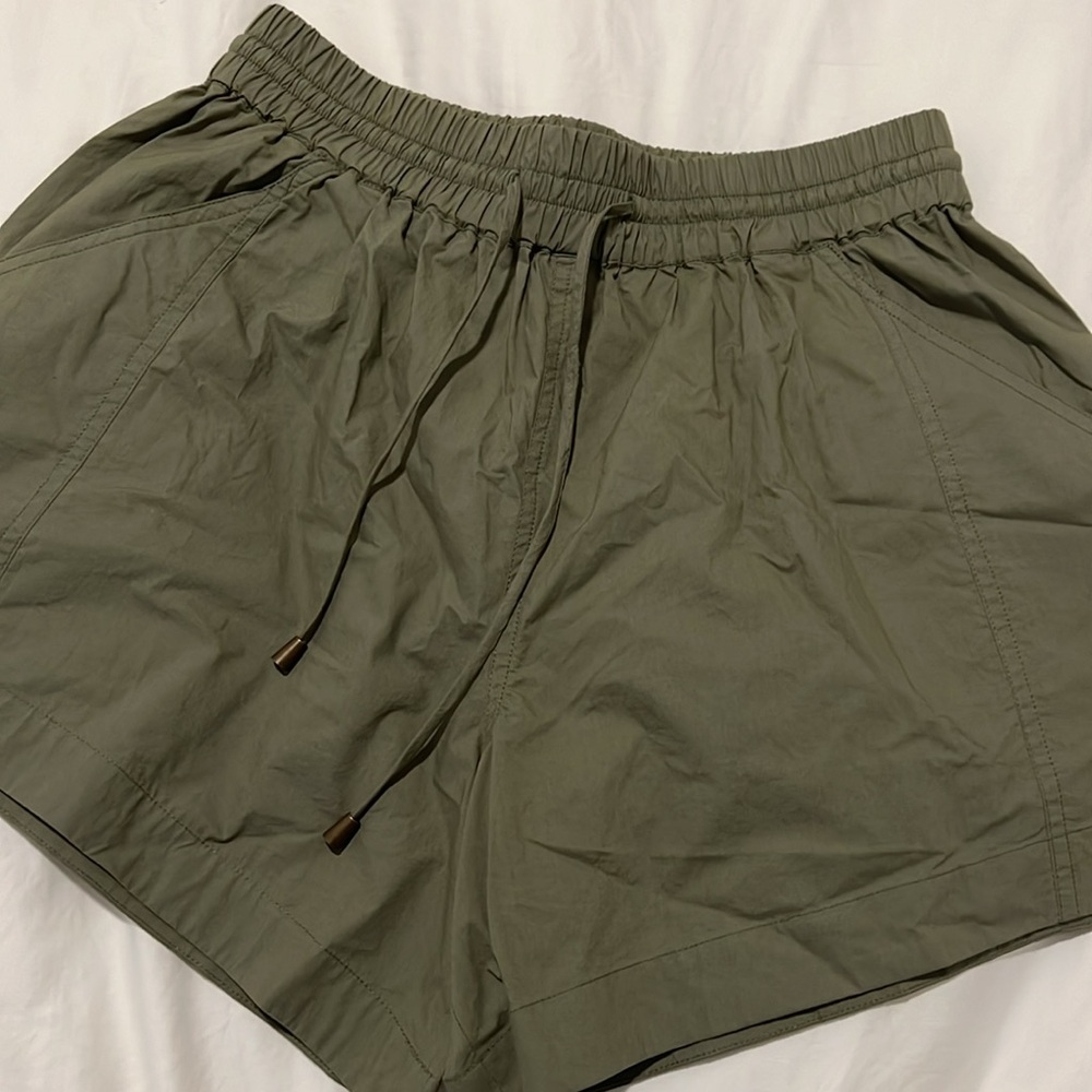 Apiece Apart Cotton Poplin Shorts